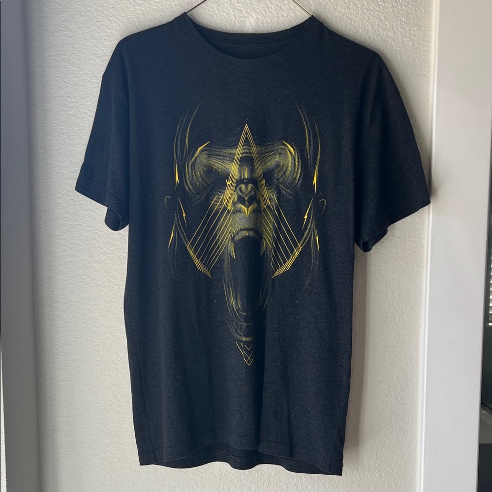 Men's Black Tee with GORILLA Graphic